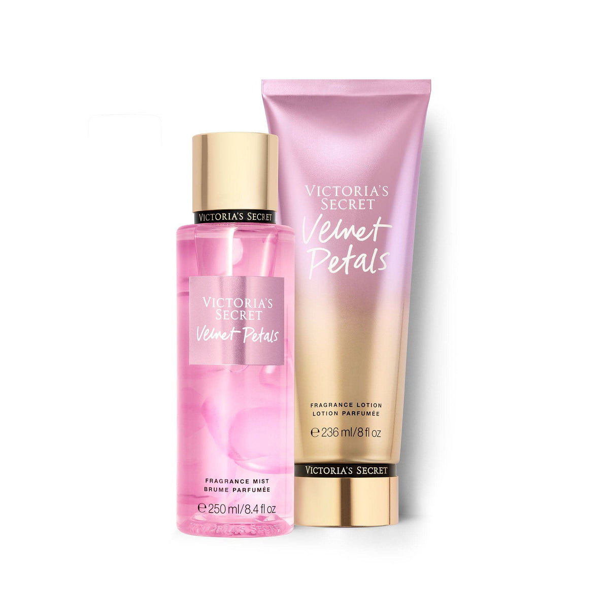 Victoria'S Secret Velvet Petals Mist & Lotion Set, 8.2 Fl Oz - Fragrance Gift Set