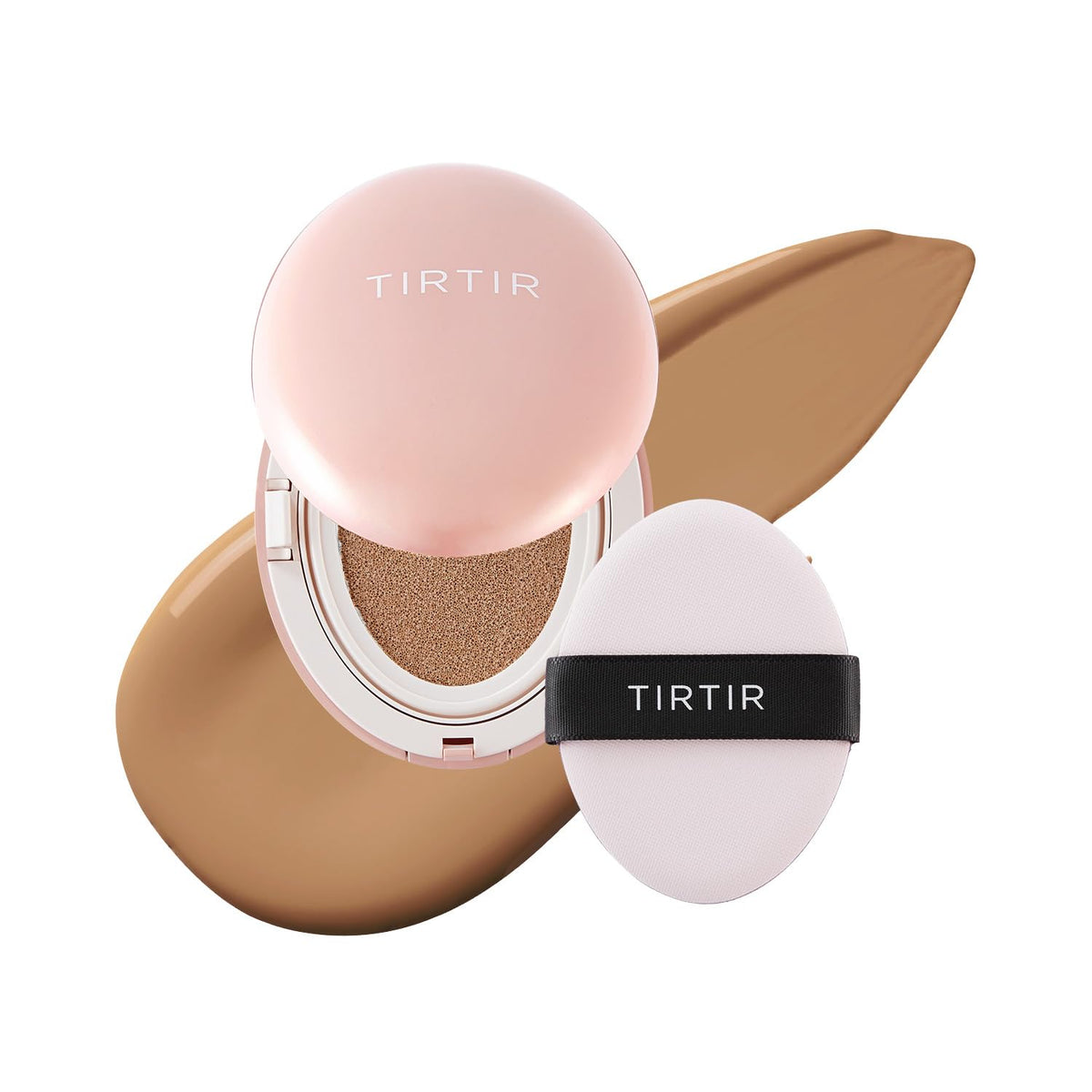 Tirtir Mini All Cover Pink Cushion Foundation, 31N French Beige, 0.15 Fl Oz - Korean Makeup