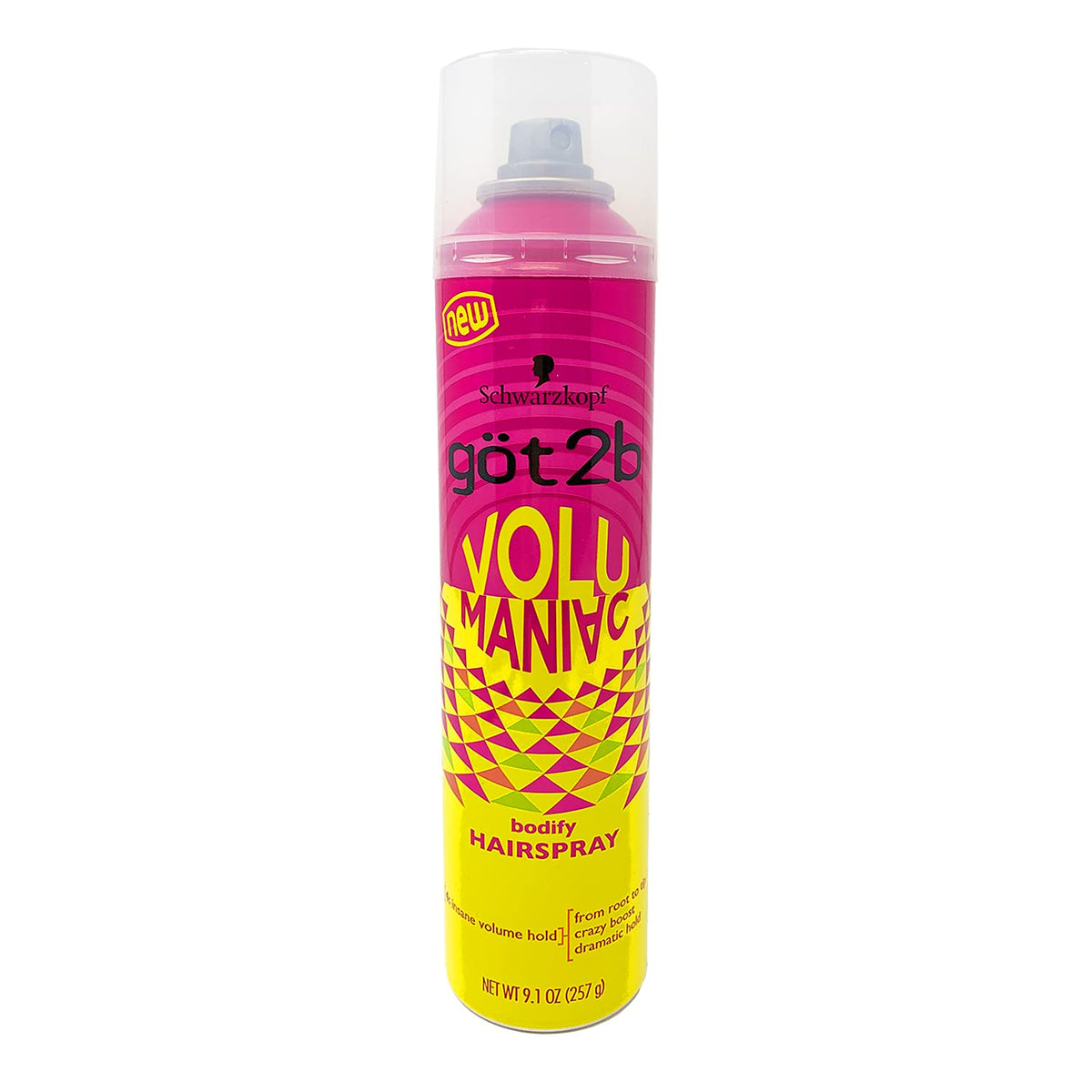 Got 2B Volumaniac Hairspray 9.1 oz, 2 Pack - Maximum Volume & Hold by VGOS