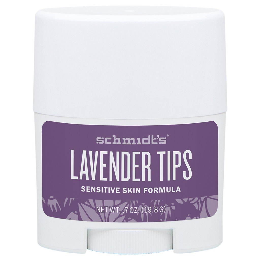 Schmidt's Jasmine Tea Deodorant for Sensitive Skin, Travel-Sized 0.7 oz, Natural Formula