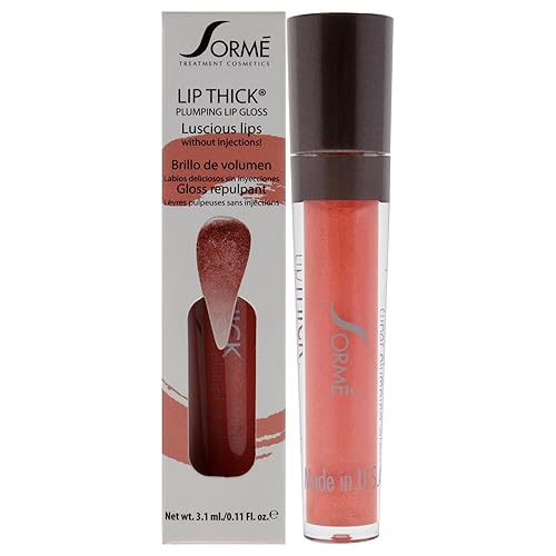 Sormé Lipthick Lipgloss - Plumping Gloss For Shiny, Fuller Lips In Blinki Shade