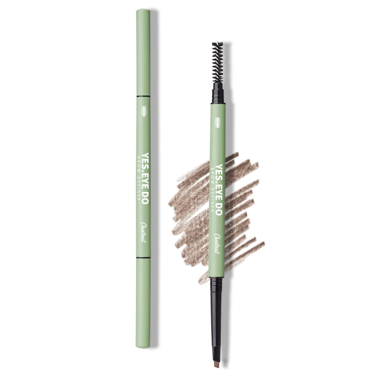 Yes.Eye Do Medium Brown Eyebrow Pencil - Waterproof Ultra Slim Triangle Tip For Natural Look