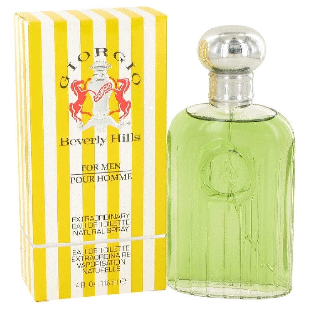 Giorgio Beverly Hills Red Eau De Toilette Spray For Men, 3.4 Oz - Classic Fragrance