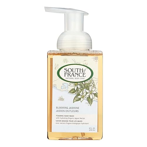 South Of France Foaming Hand Soap - Blooming Jasmine - 8 Oz - Gentle & Refreshing Cleanse