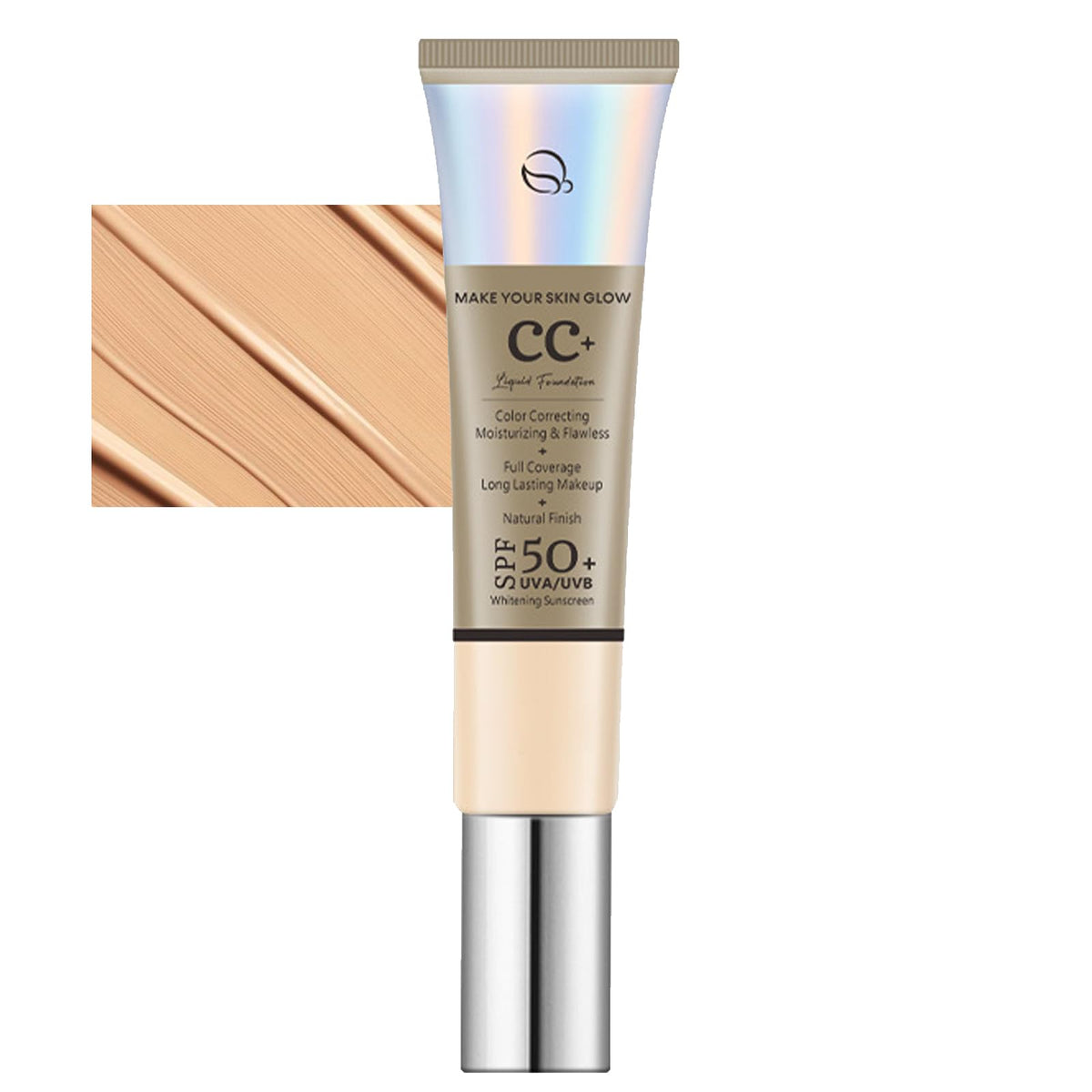 Laikme Cc Cream Spf 50 - Full Coverage, Hydrating, Waterproof, Natural, 1 Oz