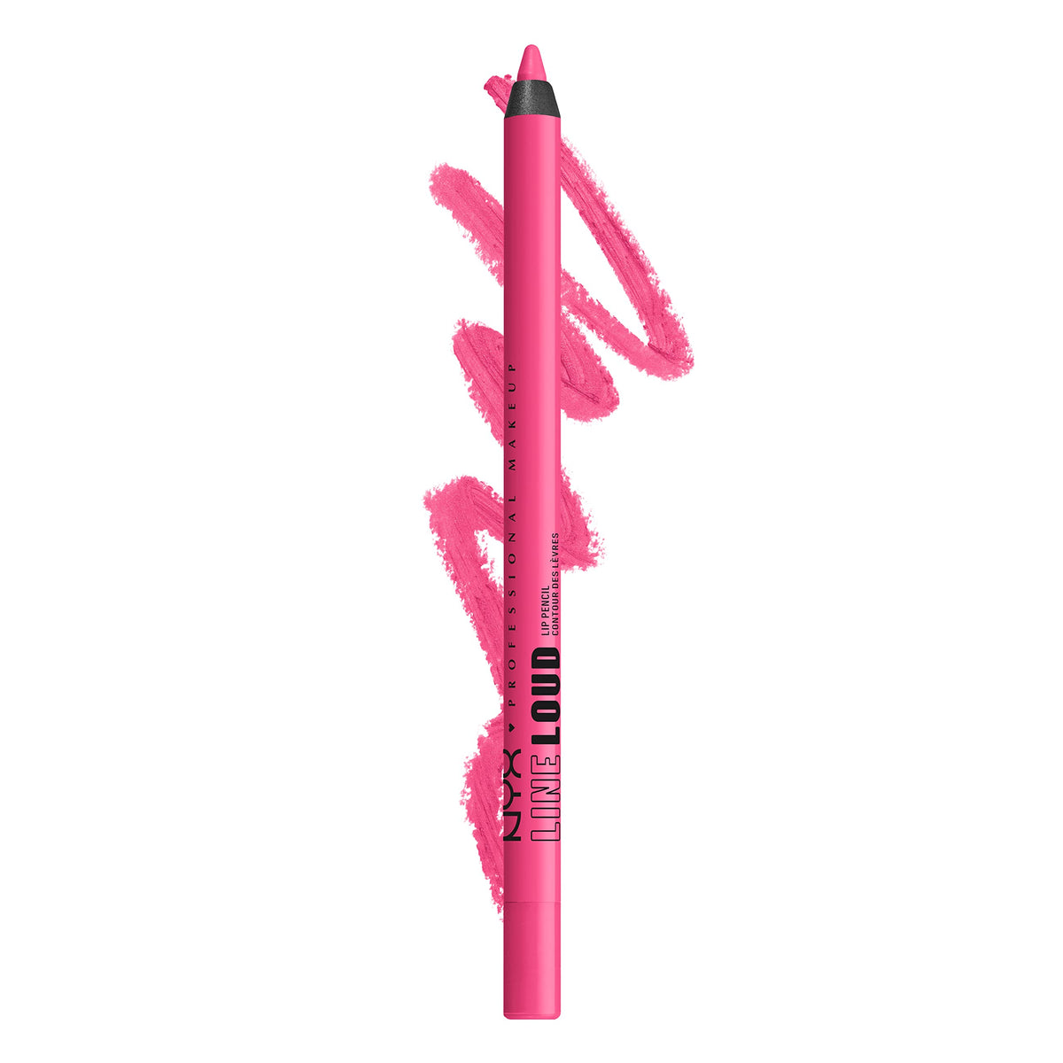 Nyx Professional Makeup Line Loud Lip Liner, Longwear Pigmented Pencil - Movin' Up Bright Pink Peach