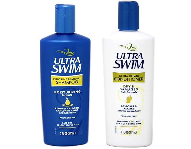 Ultraswim Dynamic Duo Repair Shampoo & Conditioner, 14 Fl Oz - Color Safe, Moisturizing