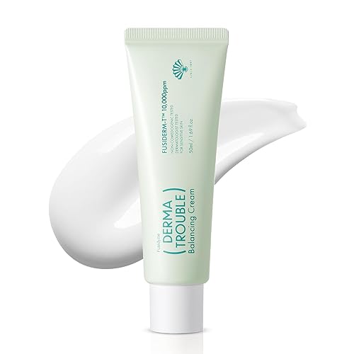 Fusidyne Derma Trouble Balancing Cream 1.7Oz - Oil Balancing Moisturizer For Sensitive Skin