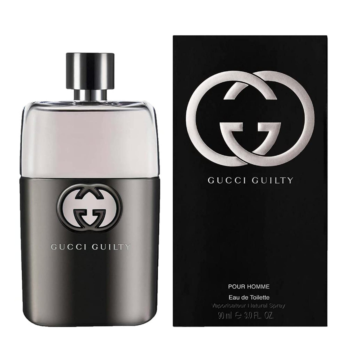 Gucci Guilty Pour Homme By Gucci Edt Spray 3 Oz - Luxury Men'S Fragrance, Black