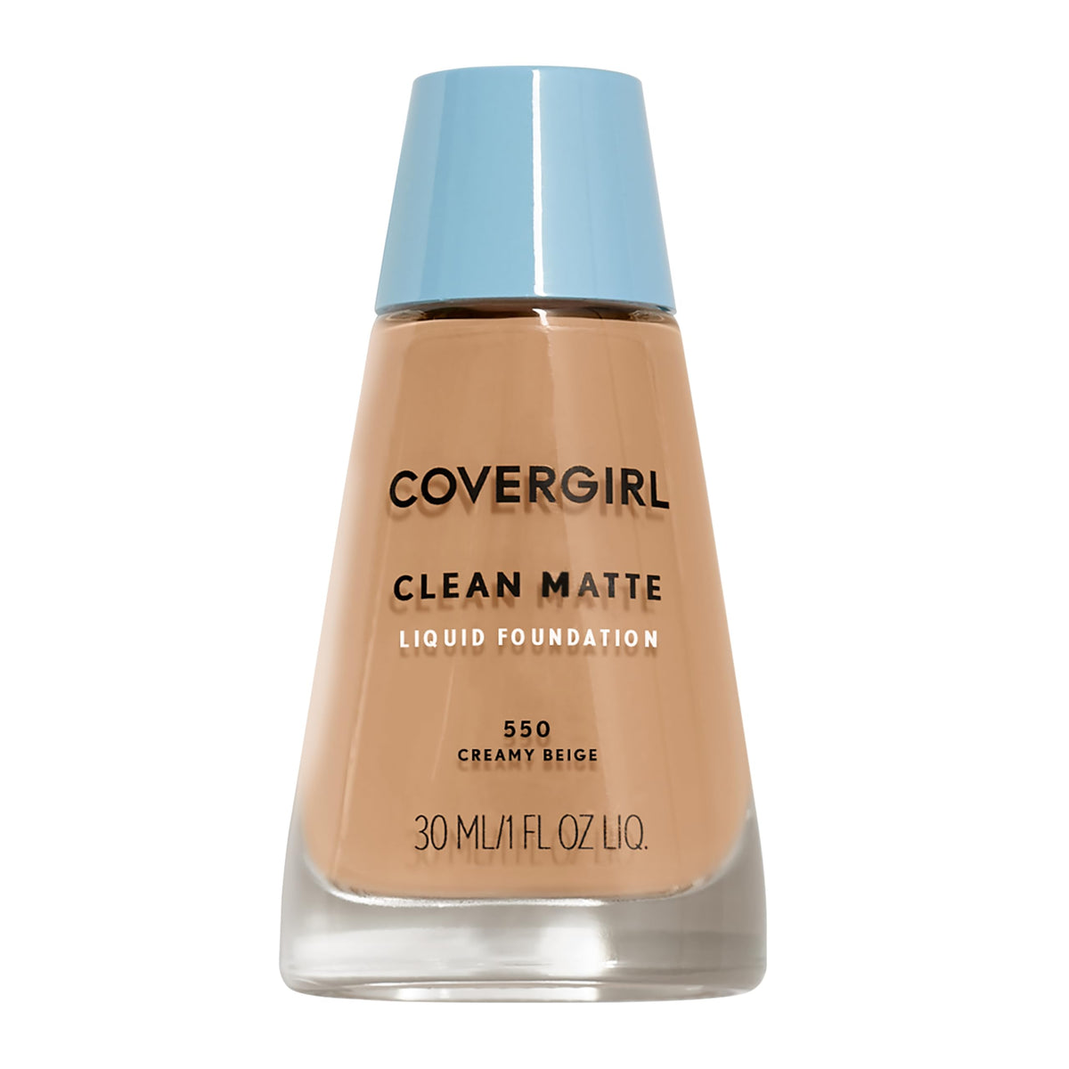 Covergirl Clean Oil Control Liquid Makeup, Creamy Beige 550, 1 Oz - Flawless Finish