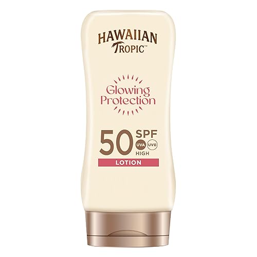 Hawaiian Tropic Spf 50 Satin Protection Sun Lotion, 180 Ml - Broad Spectrum Uv Defense