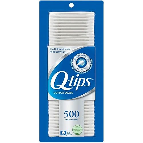 Unilever Q-Tips Cotton Swabs 500 Count - Pack Of 3, Versatile & Soft For Daily Use