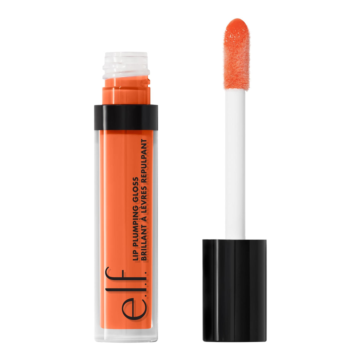 E.L.F. Lip Plumping Gloss - Bahama Mama, Hydrating Shine, Vegan & Cruelty-Free, 0.1