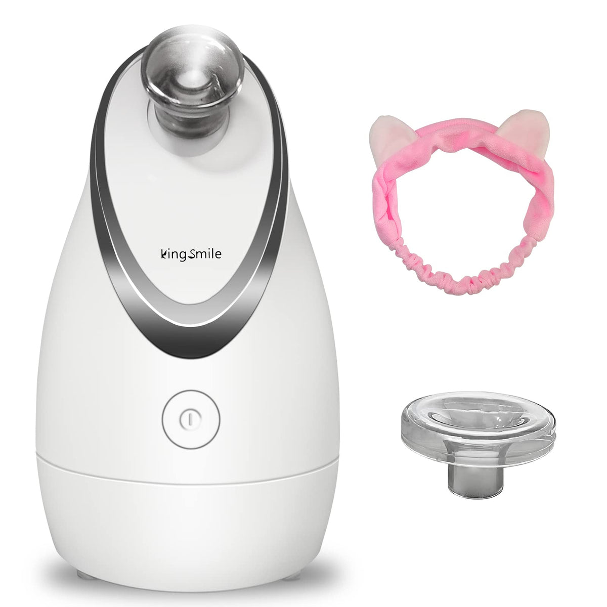 Kingsmile 2-In-1 Facial Steamer - Nano Humidifier With Adjustable Nozzle & Aromatherapy For Home Spa