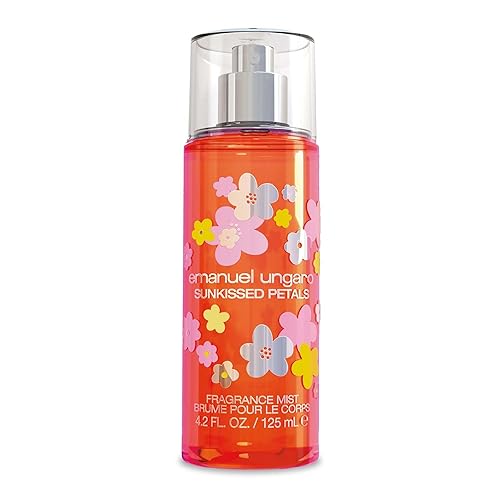 Emanuel Ungaro Sunkissed Petals Fragrance Mist For Women, 4.2 Fl. Oz., Orange