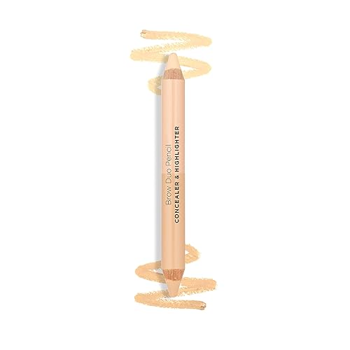 Billion Dollar Brows Duo Brow Highlighter & Concealer Pencil - 2-In-1 Creamy Formula, Vegan