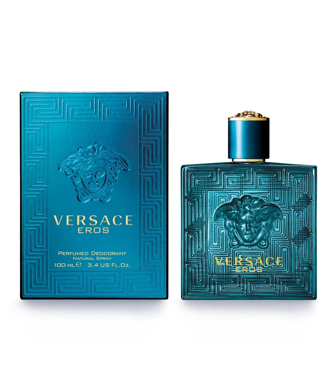 Versace Eros Perfumed Deodorant Spray 3.4 Oz - Long-Lasting Freshness For Men