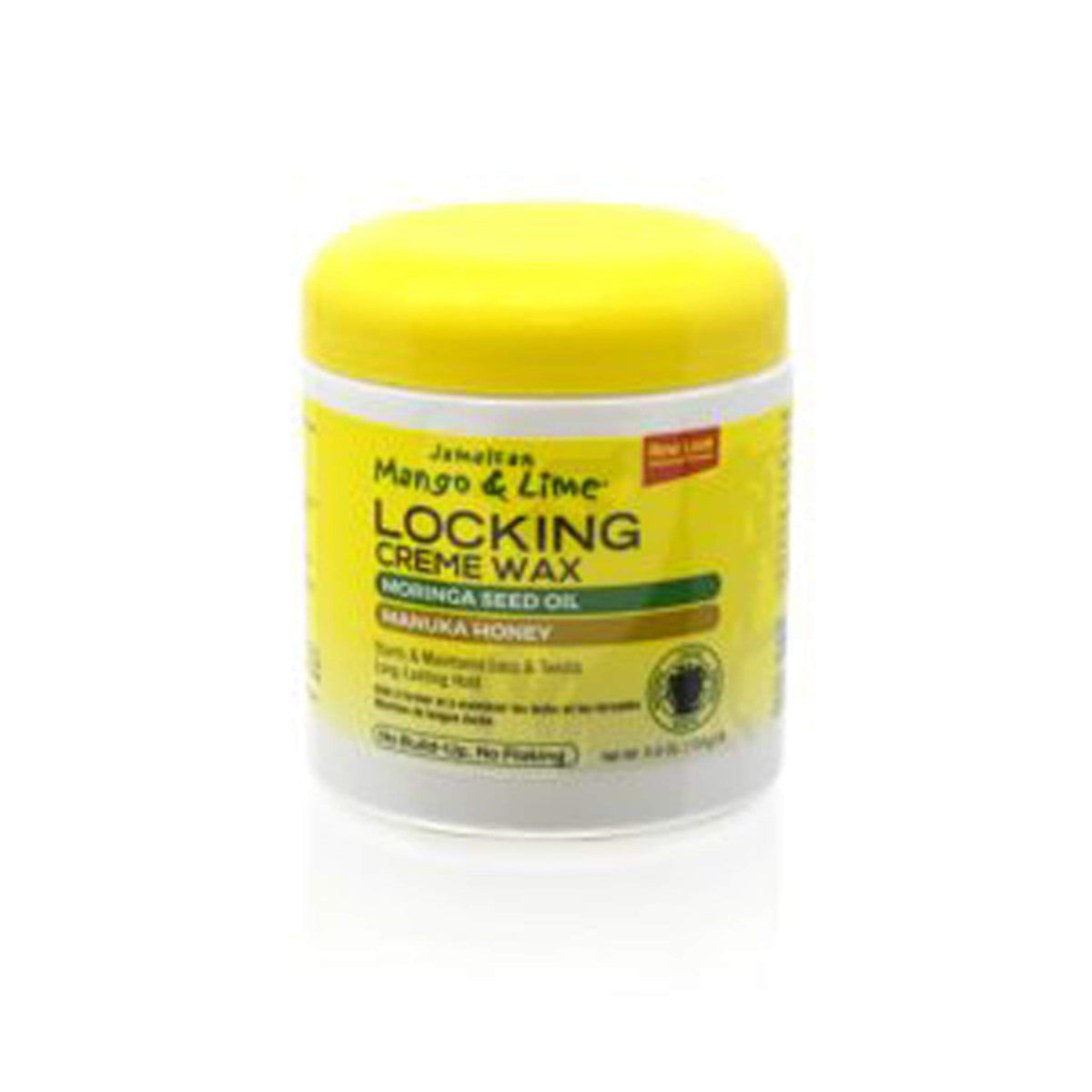 Jamaican Mango & Lime Locking Creme Wax, 6 Ounce - Perfect For Strong Hold And Frizz Control