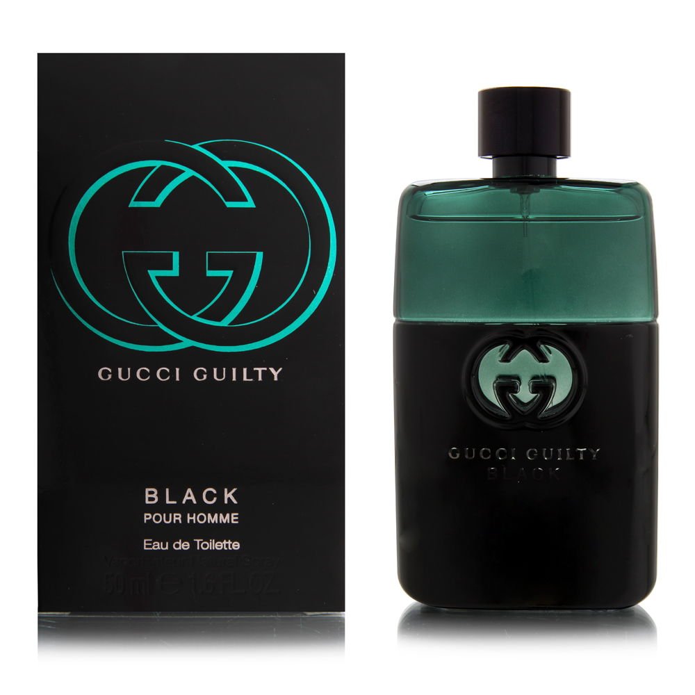 Gucci Guilty Black Eau De Toilette Spray For Men, 1.6 Oz - Luxury Fragrance