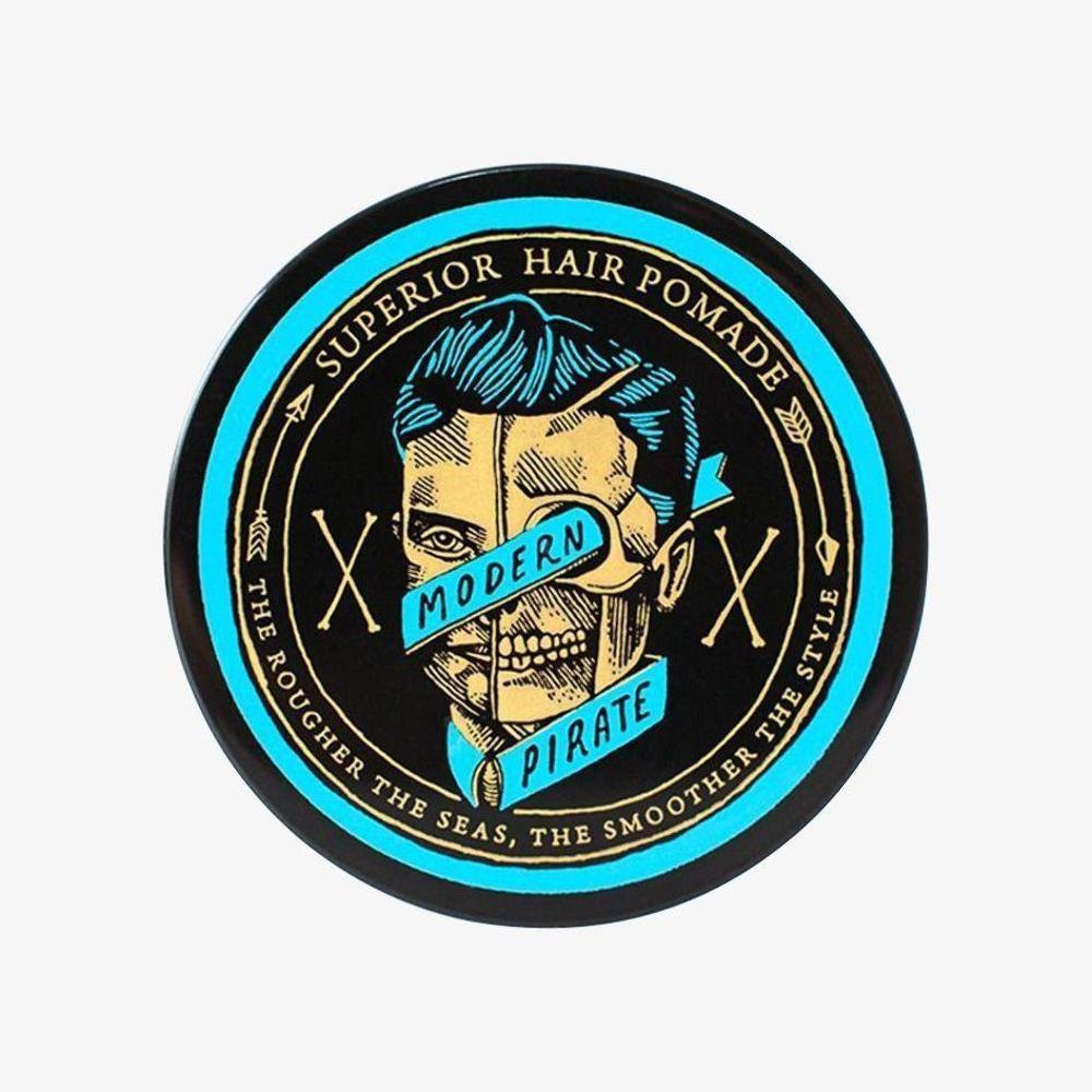 Modern Pirate Strong Hold Pomade For Men - Water-Based, Medium Shine, Easy Wash, 1 Fl Oz