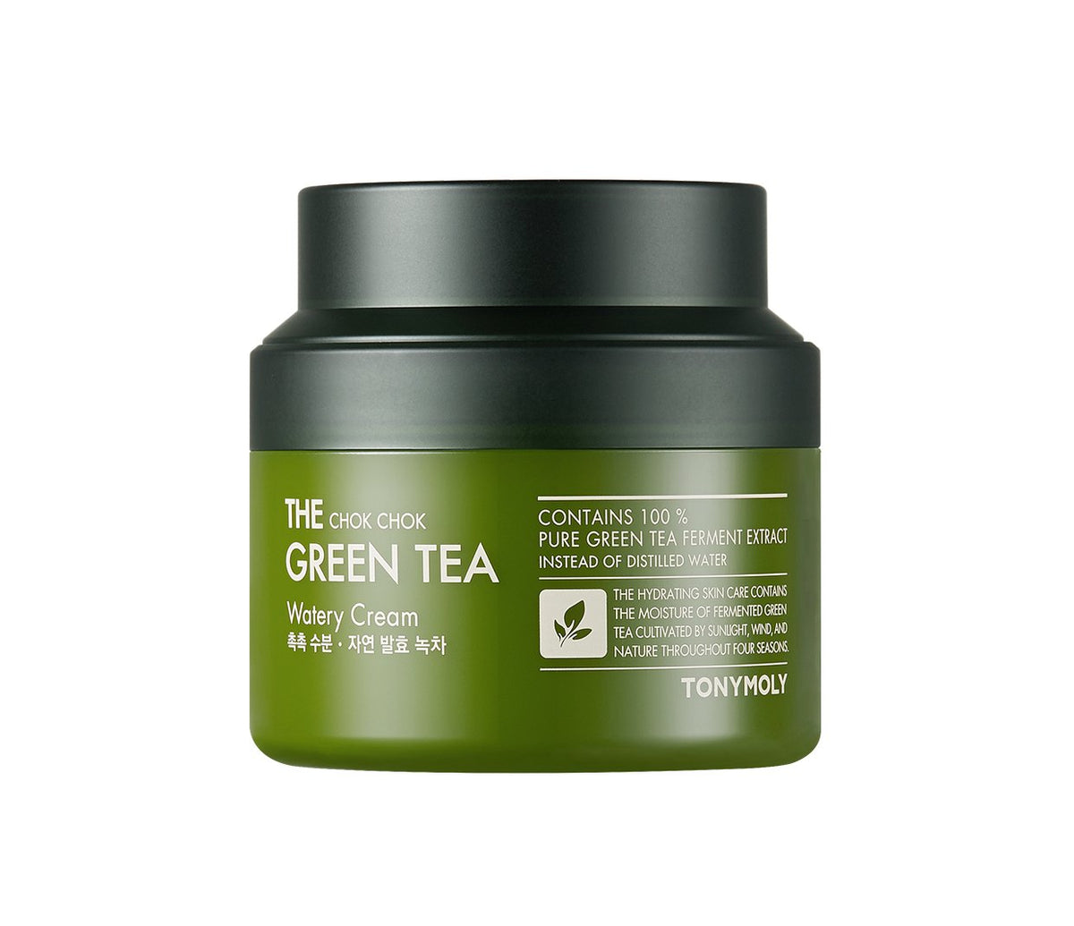 Tonymoly Chok Chok Green Tea Moisture Cream, 3.4 Oz - Intense Hydration & Antioxidants