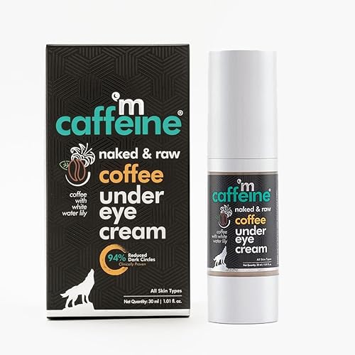 Mcaffeine Caffeine Eye Cream - Reduces Dark Circles & Puffiness - Hyaluronic Acid - 1.01 Oz