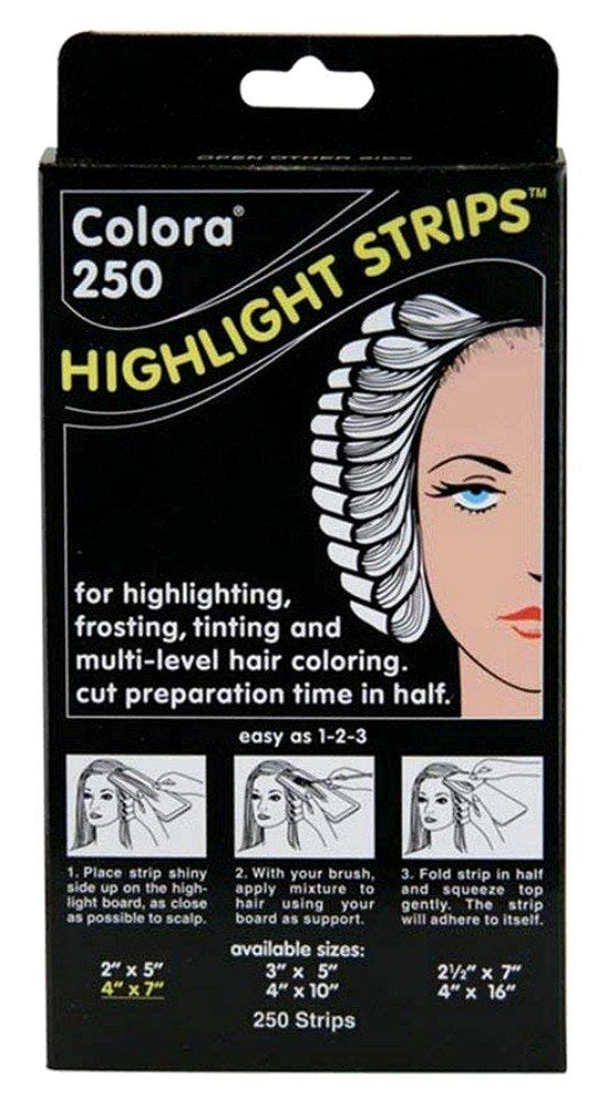 Colora Highlight Strips 4&quot; X 7&quot; - Pack Of 6, Perfect For Art & Craft Projects