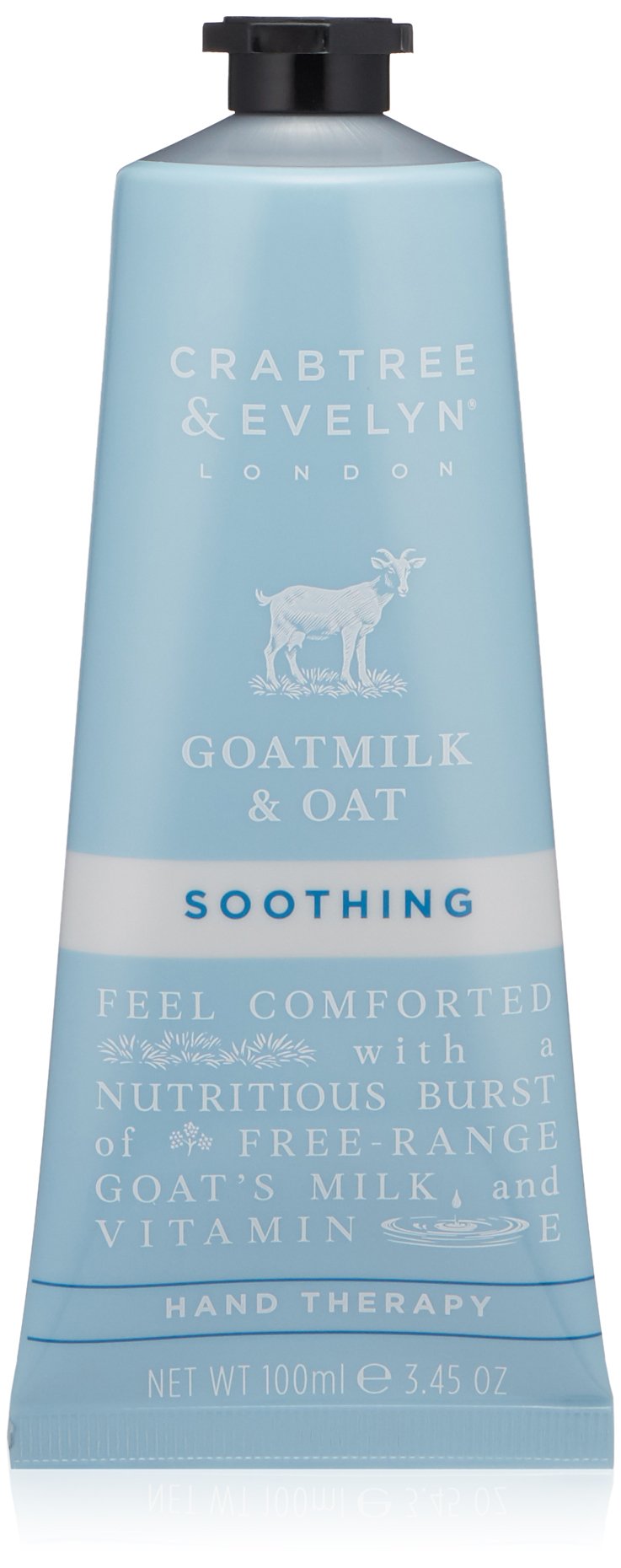 Crabtree & Evelyn Goatmilk & Oat Hand Cream Therapy, 3.45 Oz - Soothing Moisturizer