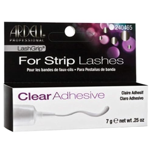 Ardell Lashgrip Clear Adhesive Strip Lashes 7G - False Eyelashes For Easy Application