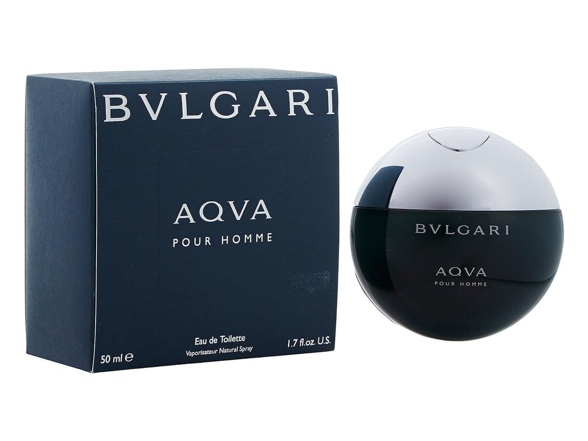 Bvlgari Aqua Pour Homme 1.7 Oz Eau De Toilette Spray For Men - Fresh & Invigorating Fragrance