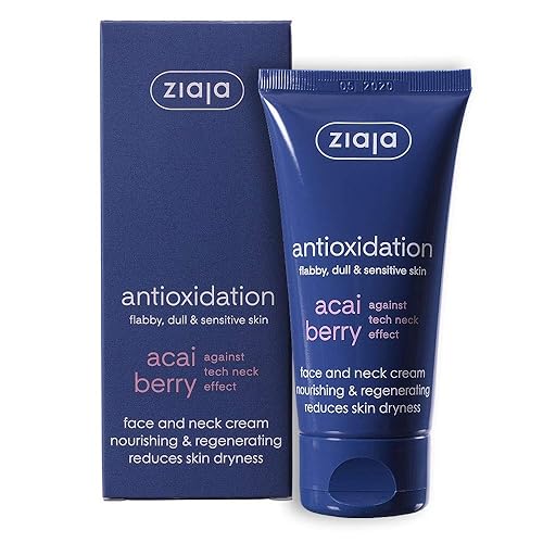 Ziaja Acai Berry Face & Neck Cream, Nourishing & Regenerating, 1.7 Fl Oz