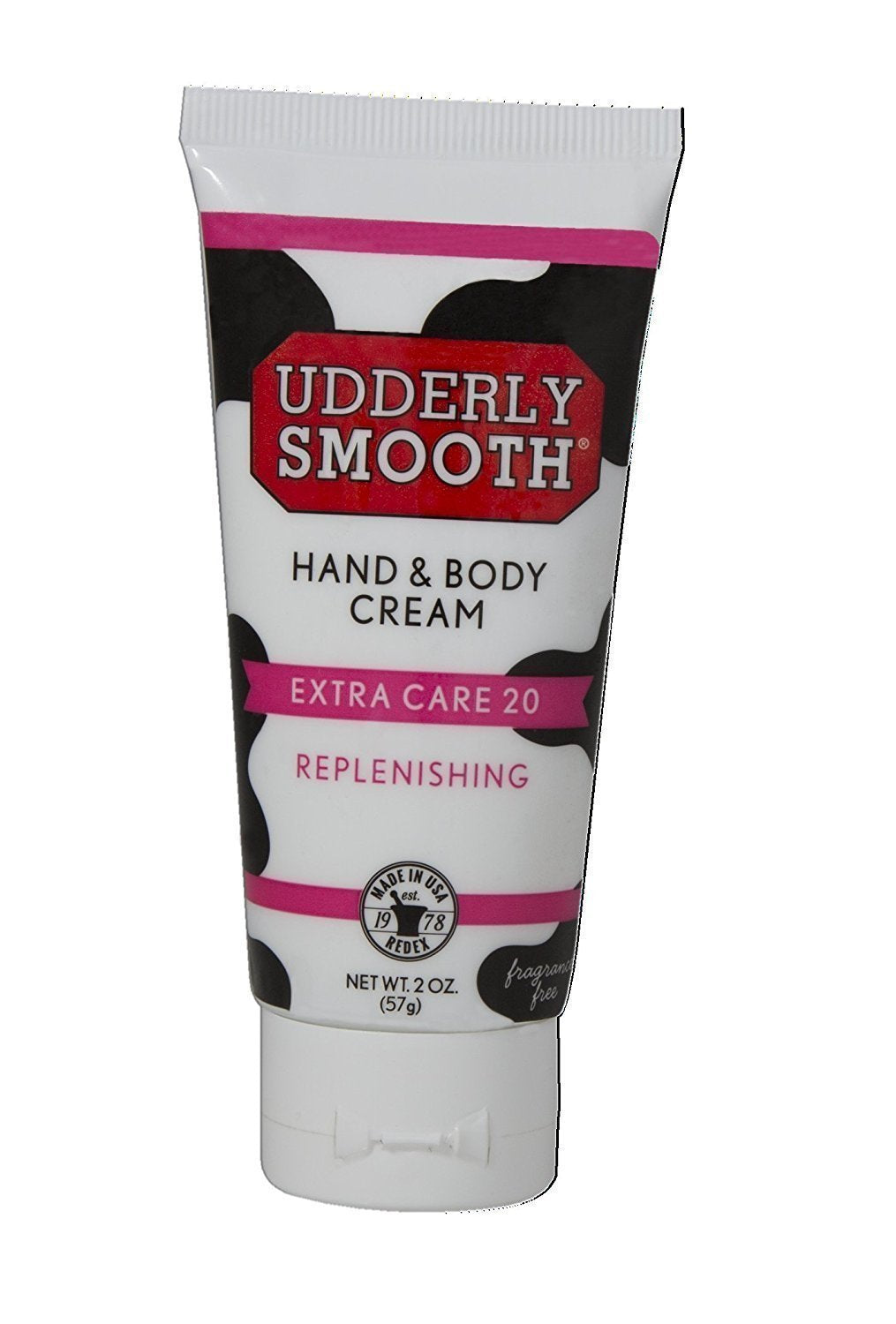 Udderly Smooth Extra Care Cream With Urea, 2Oz, Unscented For Dry Skin - Redex