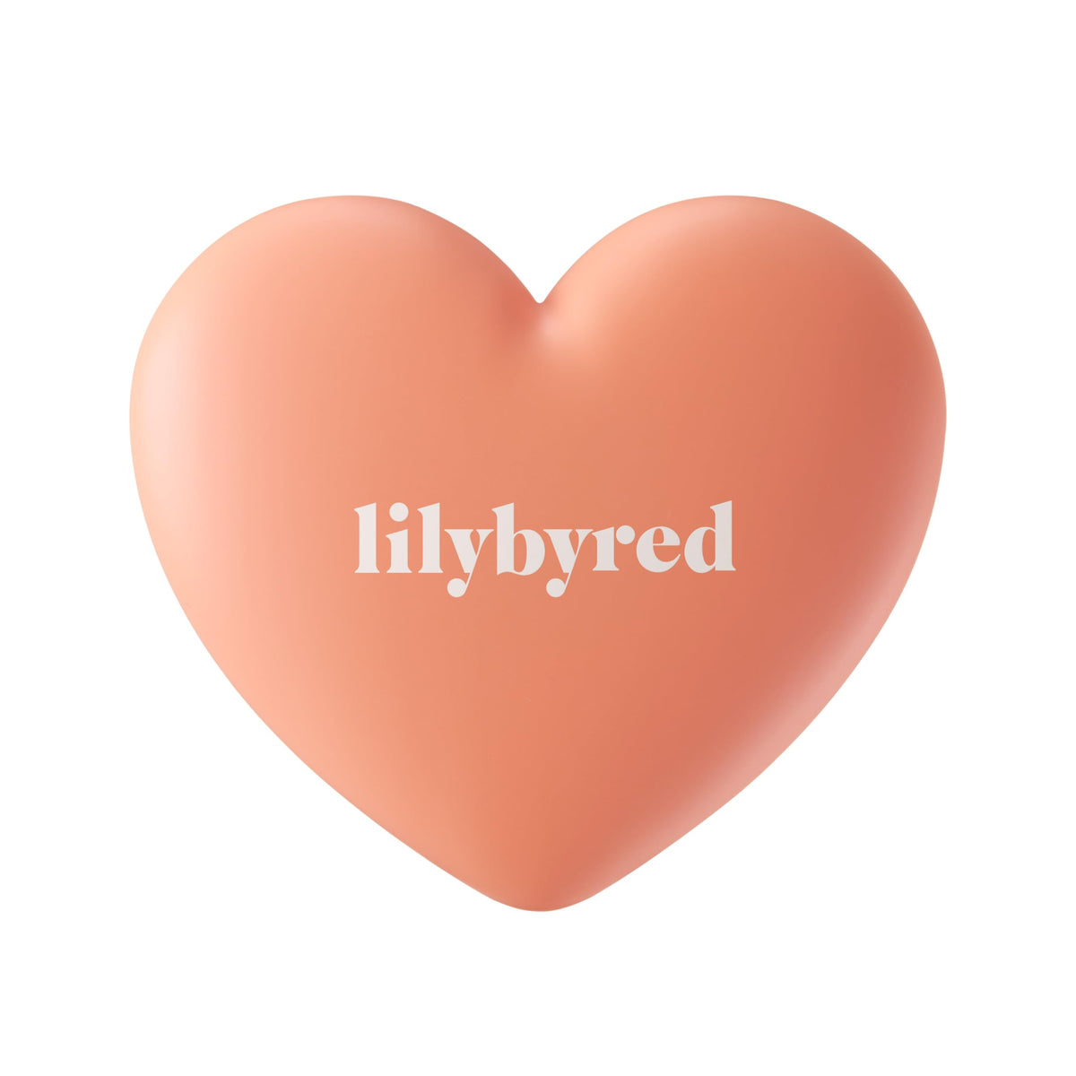 Lilybyred Luv Beam Cheek Blush 03 Flush Orange - Heart Shaped, Shimmer, Long-Lasting