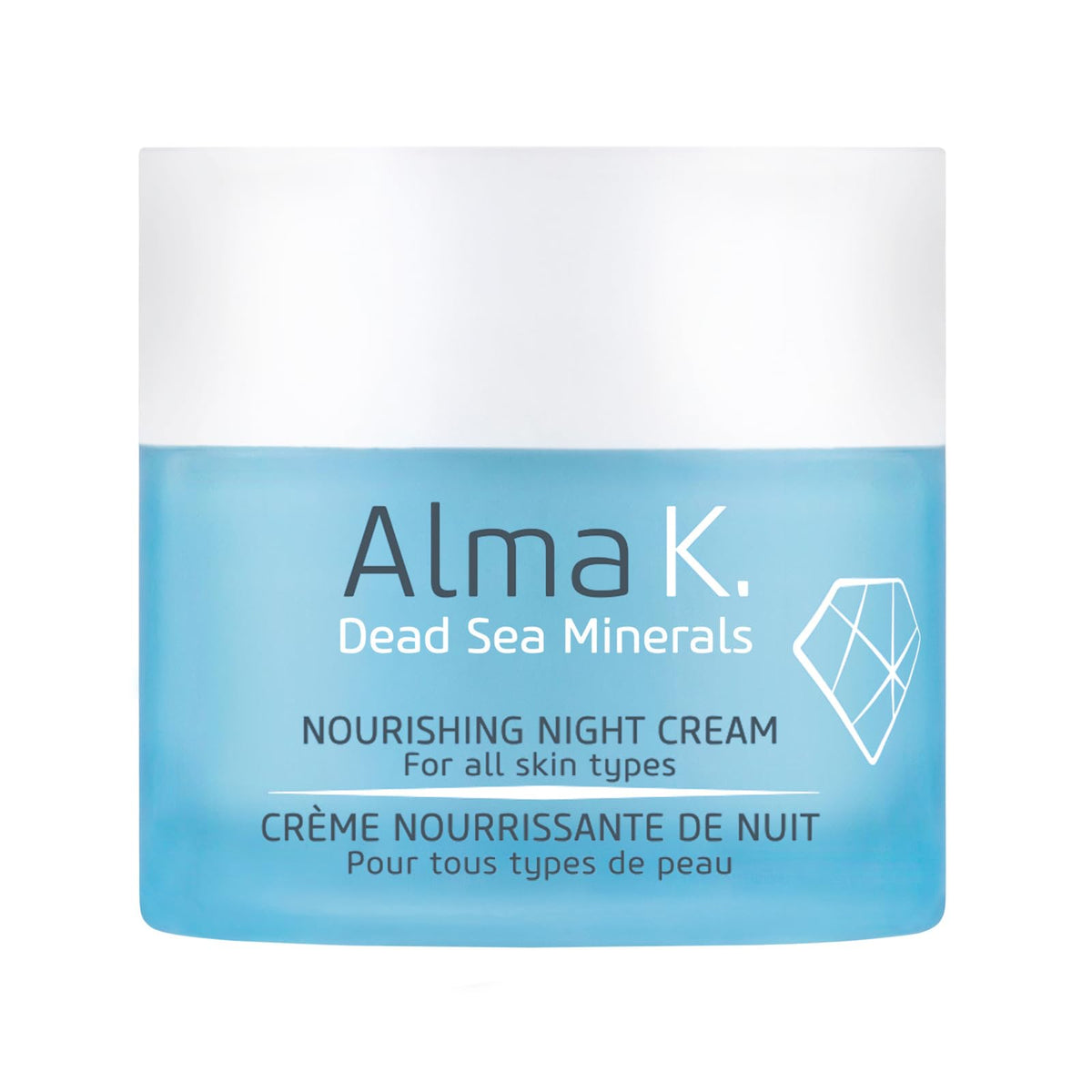 Alma K Nourishing Night Cream - Facial Moisturizer With Dead Sea Minerals - 1.7 Oz