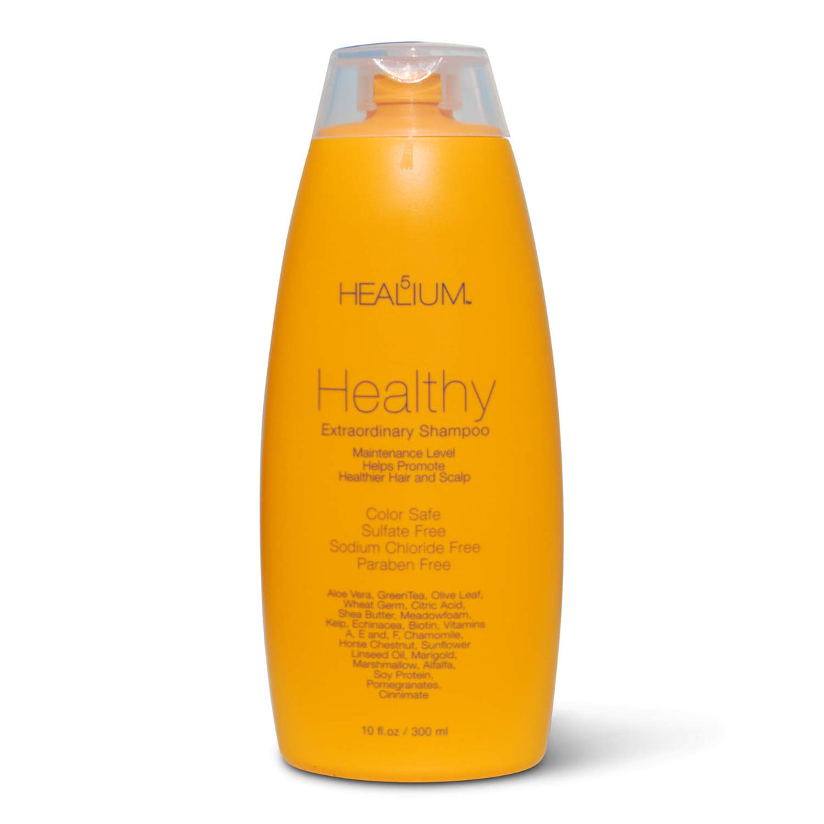 Healium Healthy Shampoo 10 Oz - Moisturizing For Curly, Frizzy, Fine & Thin Hair