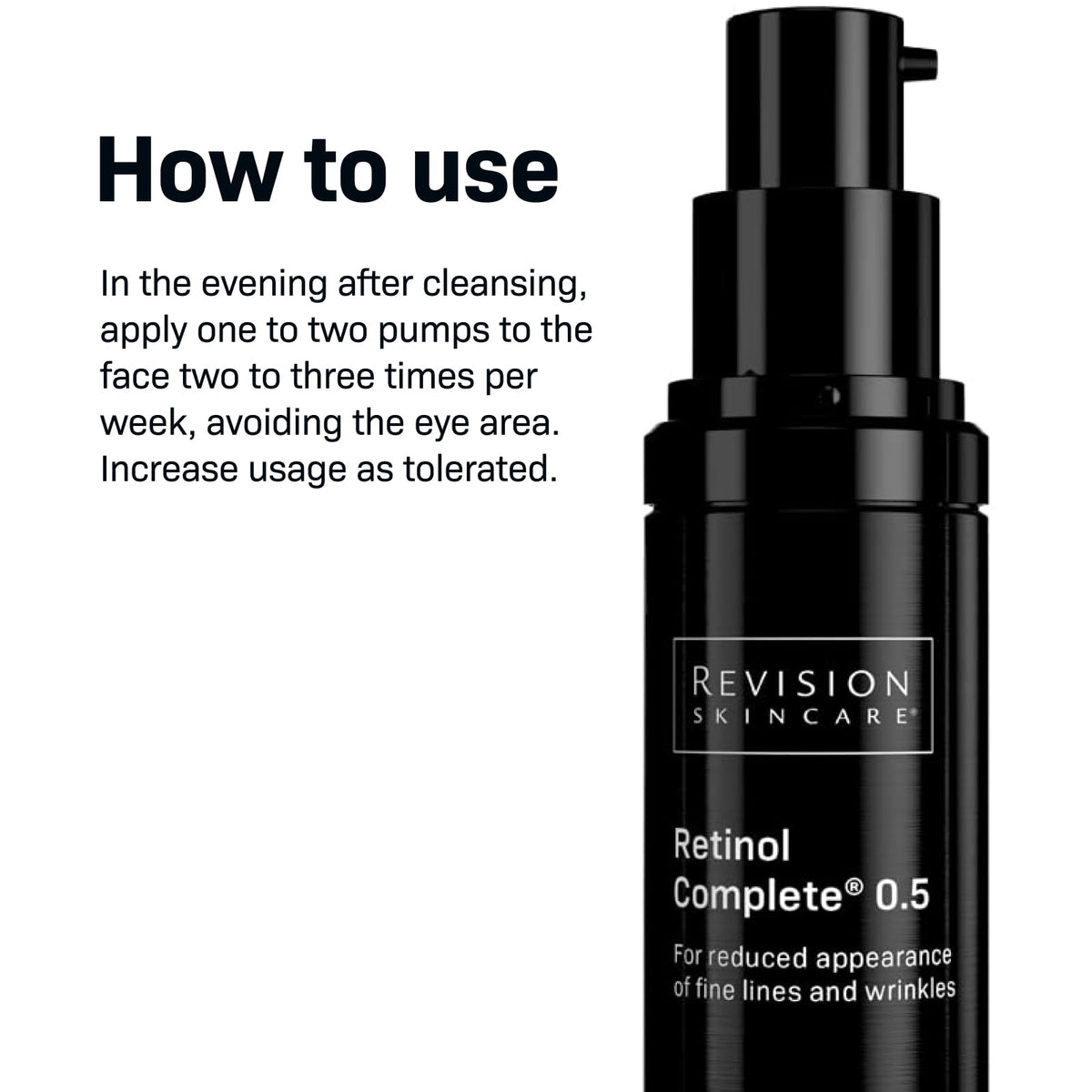 Revision Skincare Retinol Complete 0.5 Serum - Anti-Aging, Hydrating, Reduces Fine Lines, 1 Fl Oz