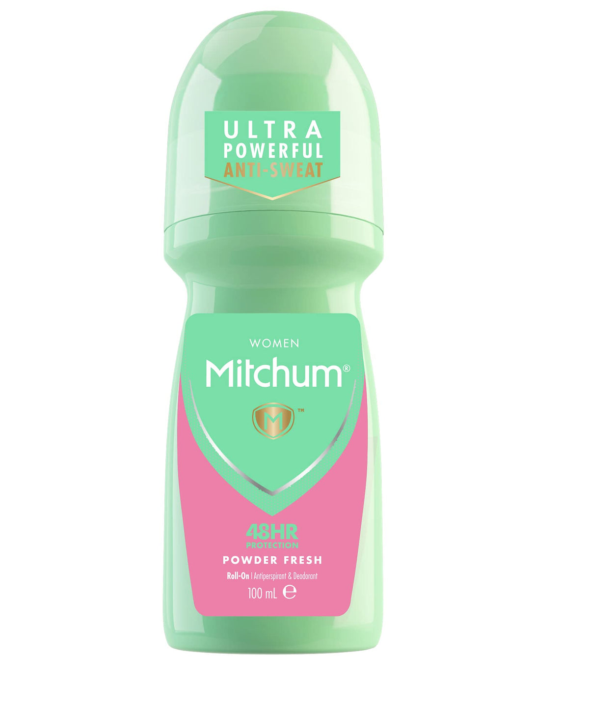 Mitchum Roll-On Anti-Perspirant Powder Fresh, 3.38 Fl Oz - Long-Lasting Protection