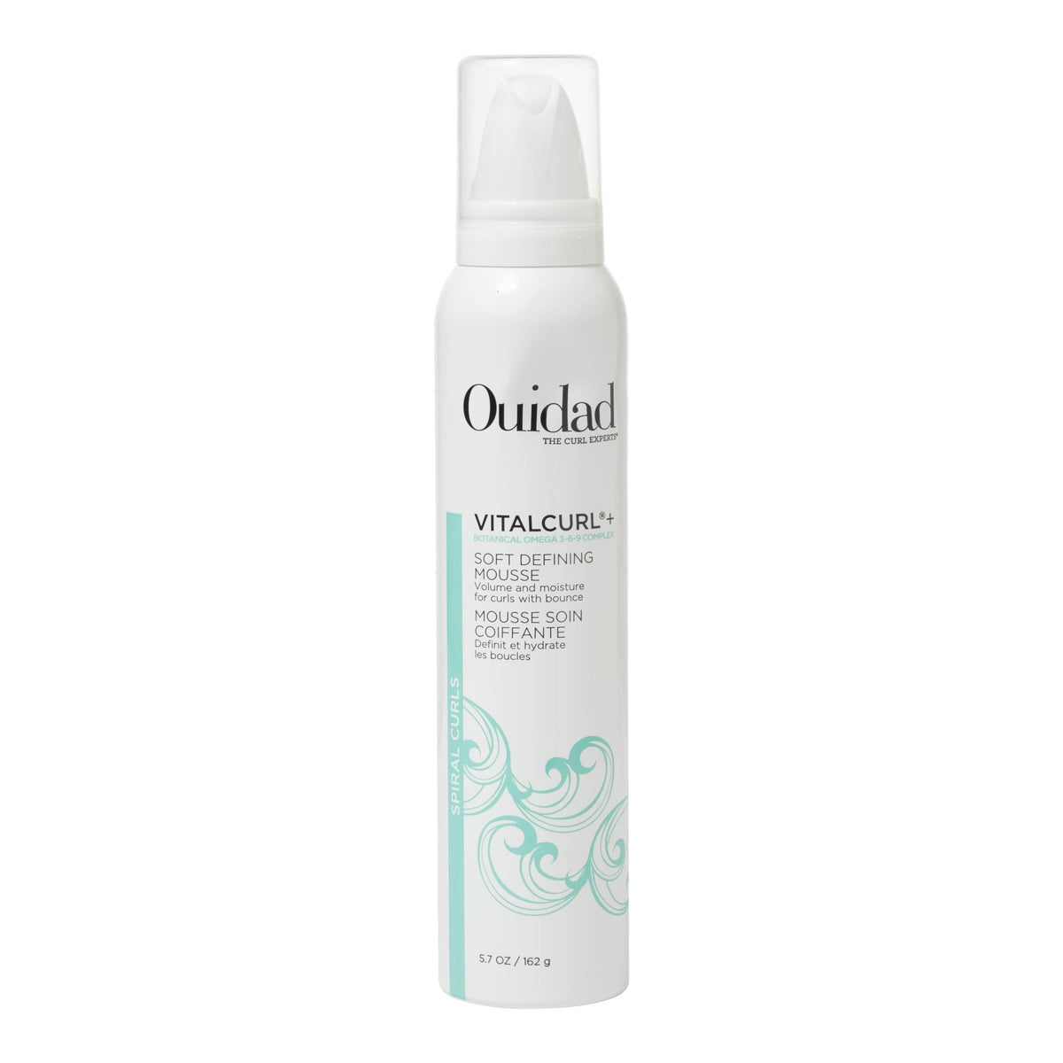 Ouidad Vitalcurl+ Curl Defining Mousse - Lightweight Foam For Soft Curls, Shine & Volume, 5.7 Oz