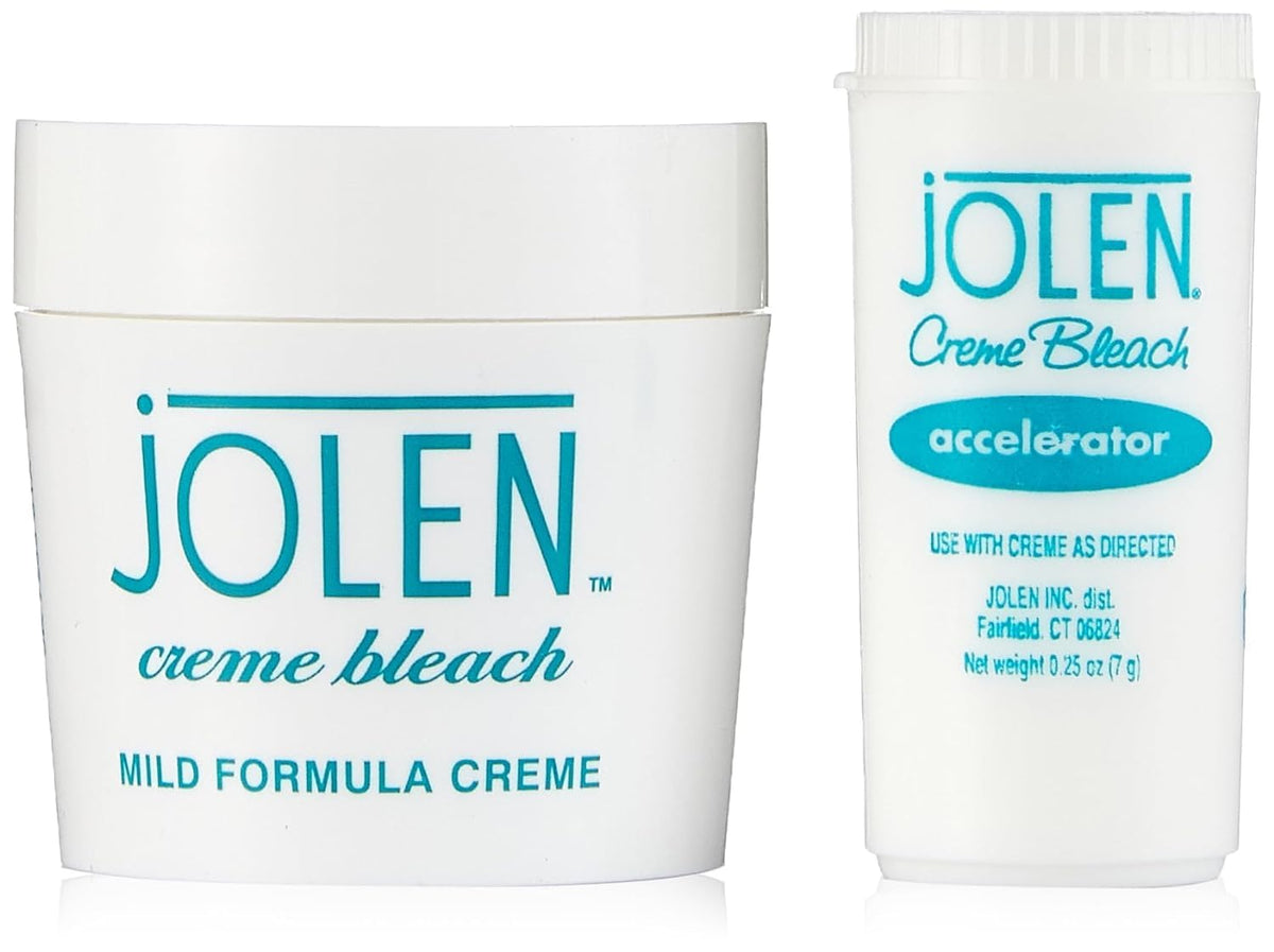 Jolen Creme Bleach Formula - 1.2 Oz, 3 Count, Gentle Skin Lightening Solution