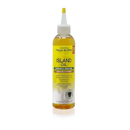 Jamaican Mango & Lime Island Scalp Oil, 8 Fl Oz - Nourishing Hair Treatment For Scalp Care