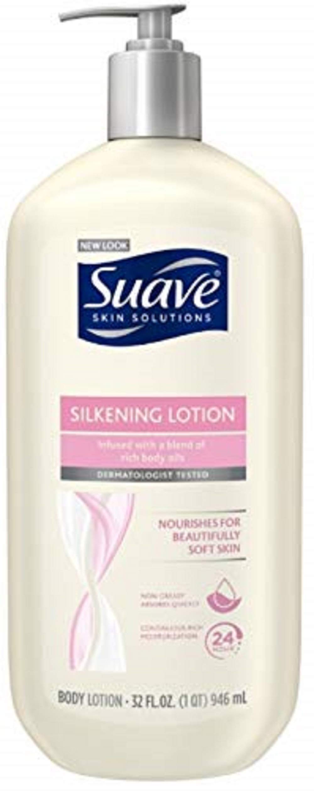 Suave Baby Oil Hand And Body Lotion, Silkening Formula, 32 Fl Oz - Moisturizing Skin Care