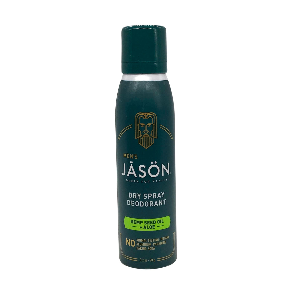 Jason Hemp Seed Oil & Aloe Dry Spray Deodorant, 3.2 Oz Aerosol, Natural Freshness