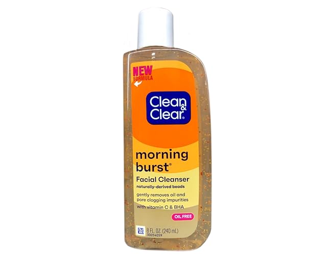 Clean & Clear Morning Burst Facial Cleanser With Bursting Beads, 8 Fl Oz