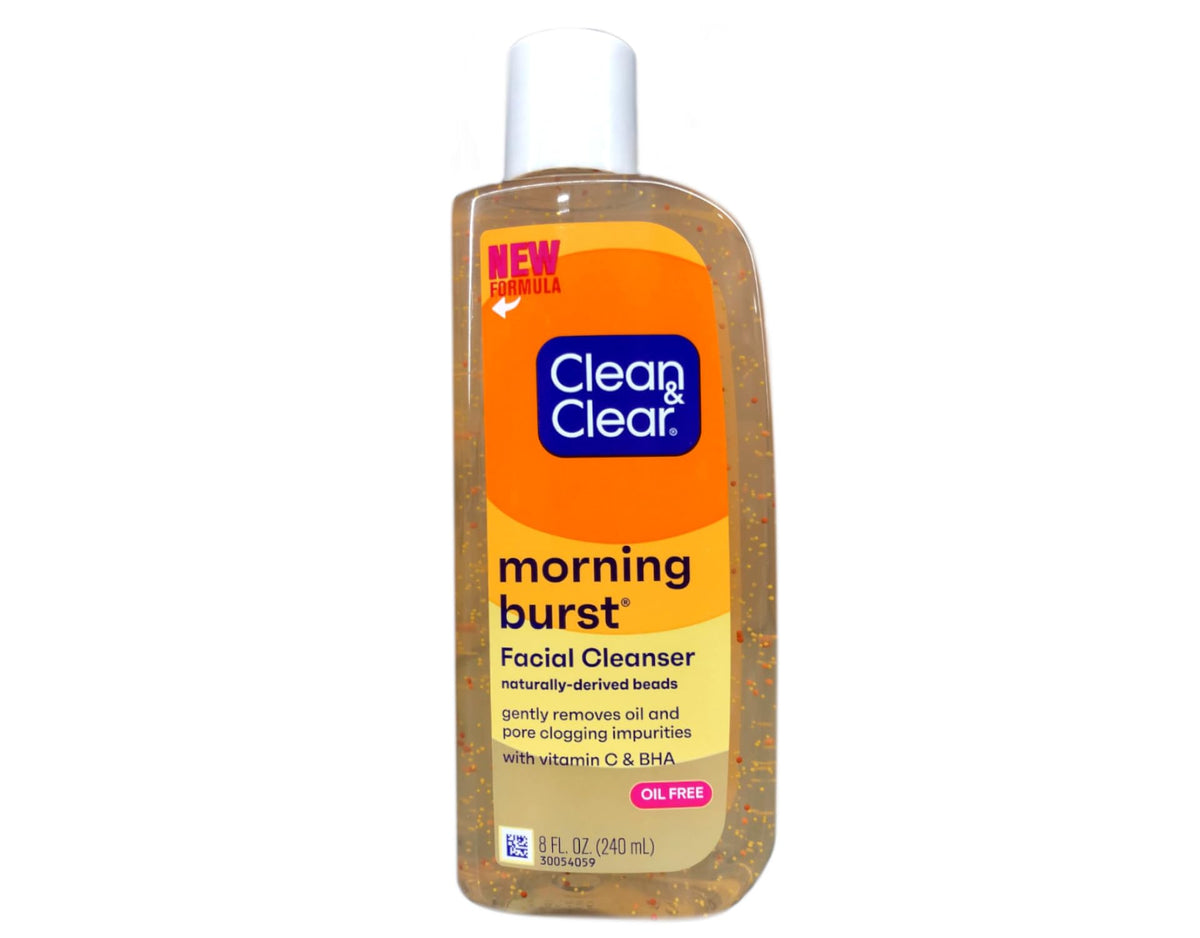 Clean & Clear Morning Burst Facial Cleanser With Bursting Beads, 8 Oz - Refreshing Skin Care