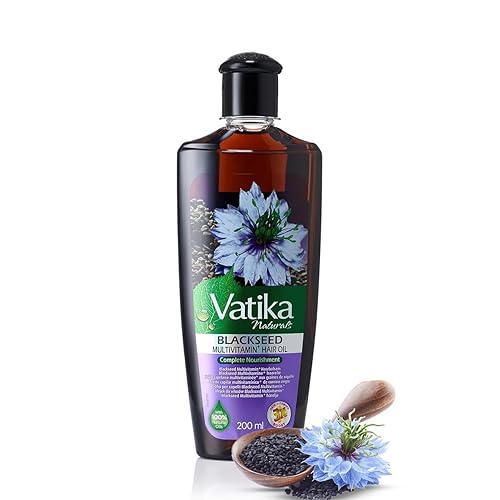 Dabur Vatika Herbal Black Seed Hair Oil - Complete Care, 200 Ml / 6.76 Fl Oz