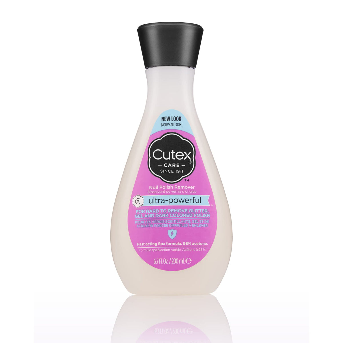 Cutex Ultra-Powerful Nail Polish Remover, 6.76 Fl Oz, Pack Of 6 - Effective & Quick Removal