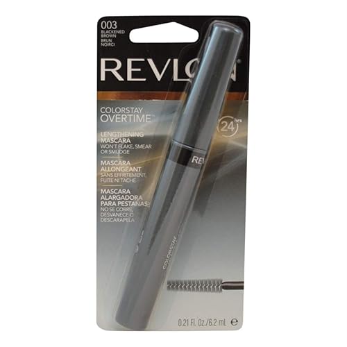 Revlon Colorstay 24 Mascara, Blackened Brown, 0.21 Fl Oz - Long-Lasting Volume & Definition