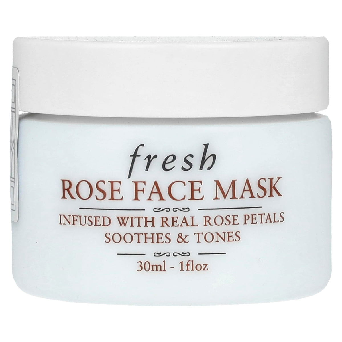 Fresh Mini Rose Face Mask 1 Oz - Hydrating & Soothing Facial Treatment For Glowing Skin