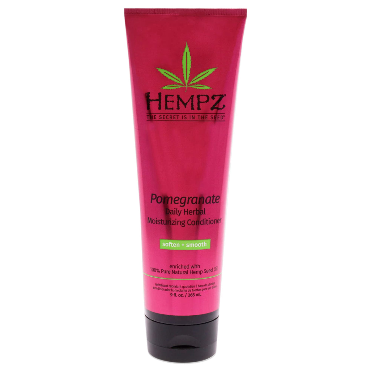 Hempz Moisturizing Pomegranate Herbal Conditioner, 9 Fl Oz, Nourishing Hair Care