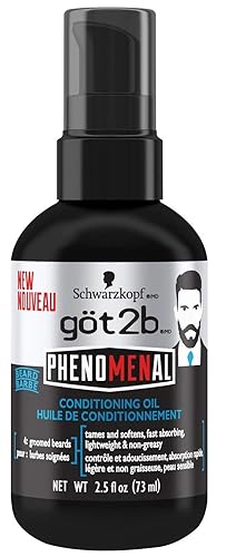 Got2B Phenomenal Beard Conditioning Oil - 2.5 Oz Moisturizing & Softening Formula